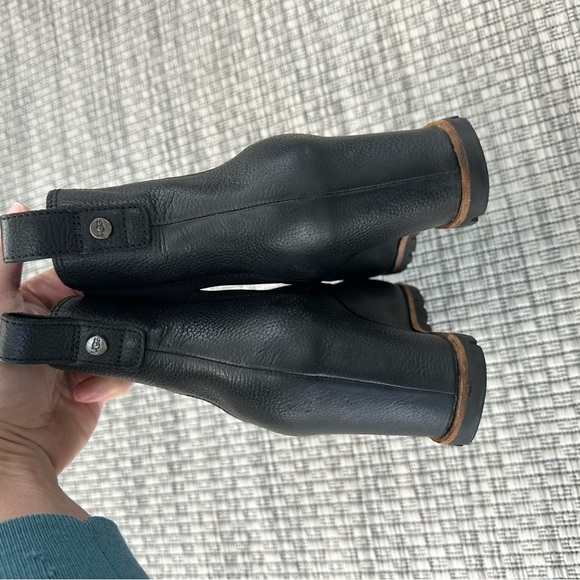 UGG Pax Leather Wedge Bootie Brown Size 10 - Picture 11 of 13